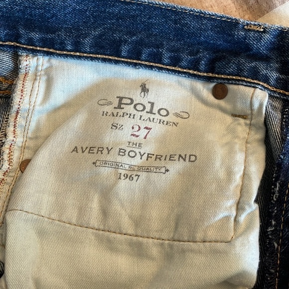 Ralph Lauren Polo
Avery Boyfriend Crop Distressed
Patchwork Jeans  size 27 - Picture 11 of 17